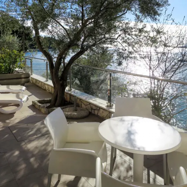 Das Wohnzimmer, Portalbona, Portalbona Apartments direkt am Meer, Rabac, Istrien, Kroatien Rabac