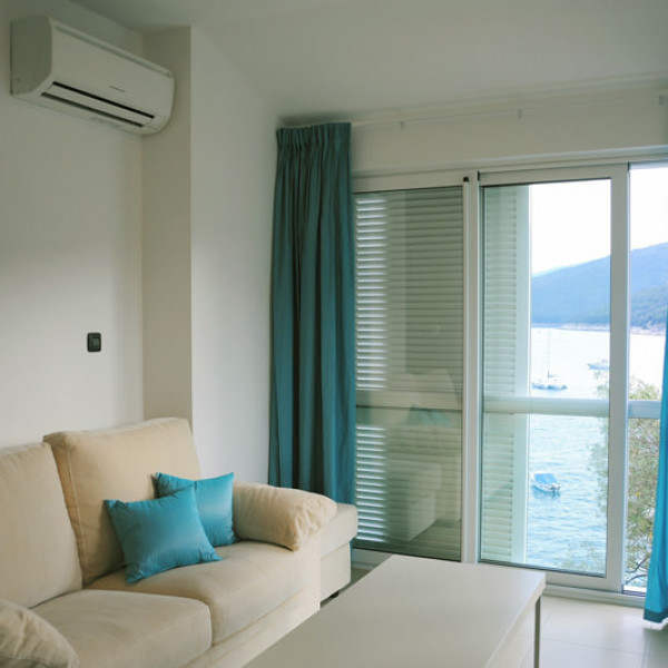 Das Wohnzimmer, Portalbona, Portalbona Apartments direkt am Meer, Rabac, Istrien, Kroatien Rabac