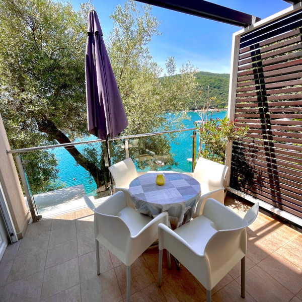 Das Wohnzimmer, Portalbona, Portalbona Apartments direkt am Meer, Rabac, Istrien, Kroatien Rabac