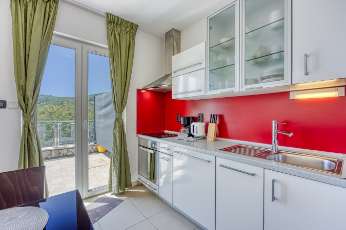 Apartment 6, Portalbona Apartments direkt am Meer, Rabac, Istrien, Kroatien Rabac