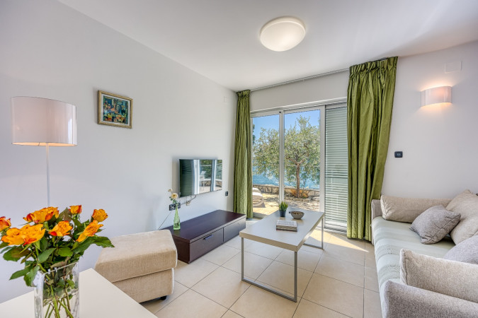 Apartment 6, Portalbona Apartments direkt am Meer, Rabac, Istrien, Kroatien Rabac
