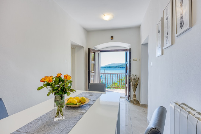 Apartment 8, Portalbona Apartments direkt am Meer, Rabac, Istrien, Kroatien Rabac