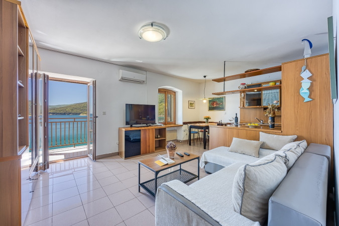 Apartment 7, Portalbona Apartments direkt am Meer, Rabac, Istrien, Kroatien Rabac