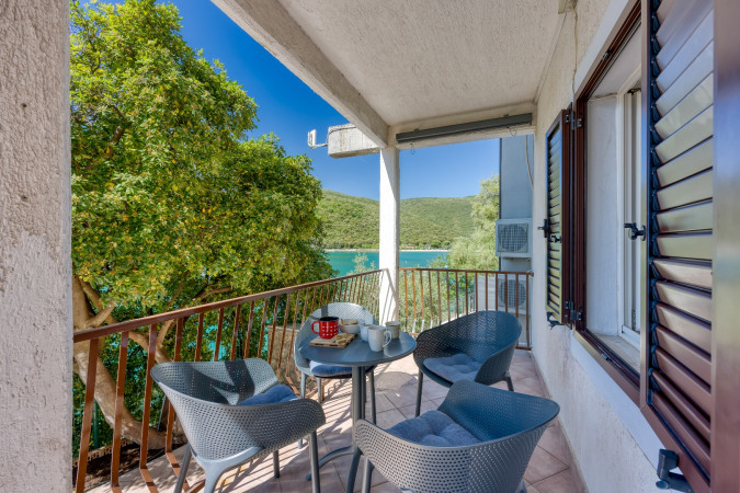 Apartment 8, Portalbona Apartments direkt am Meer, Rabac, Istrien, Kroatien Rabac
