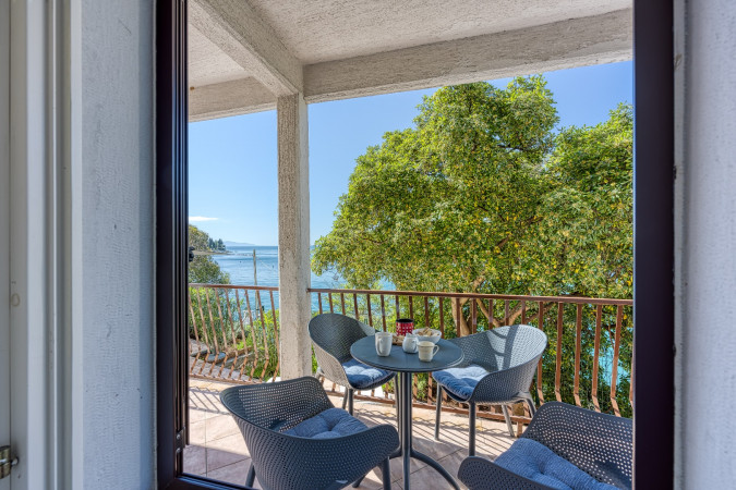 Apartment 8, Portalbona Apartments direkt am Meer, Rabac, Istrien, Kroatien Rabac